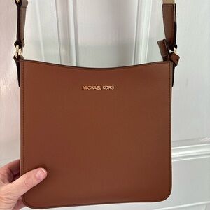 Michael Kors Tan Leather Shoulder Bag